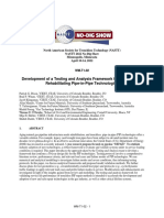 Development of a Testing and Analysis Framework for Validation of Rehabilitating Pipe-in-Pipe Technologies