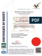 Certificate 9K - Initial 2023 - Bin Harkil Trading Company LTD