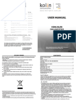 KDM 20les User Manual