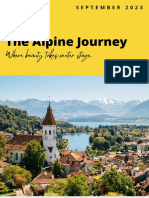 The Alpine Journey FULL ITINERARY