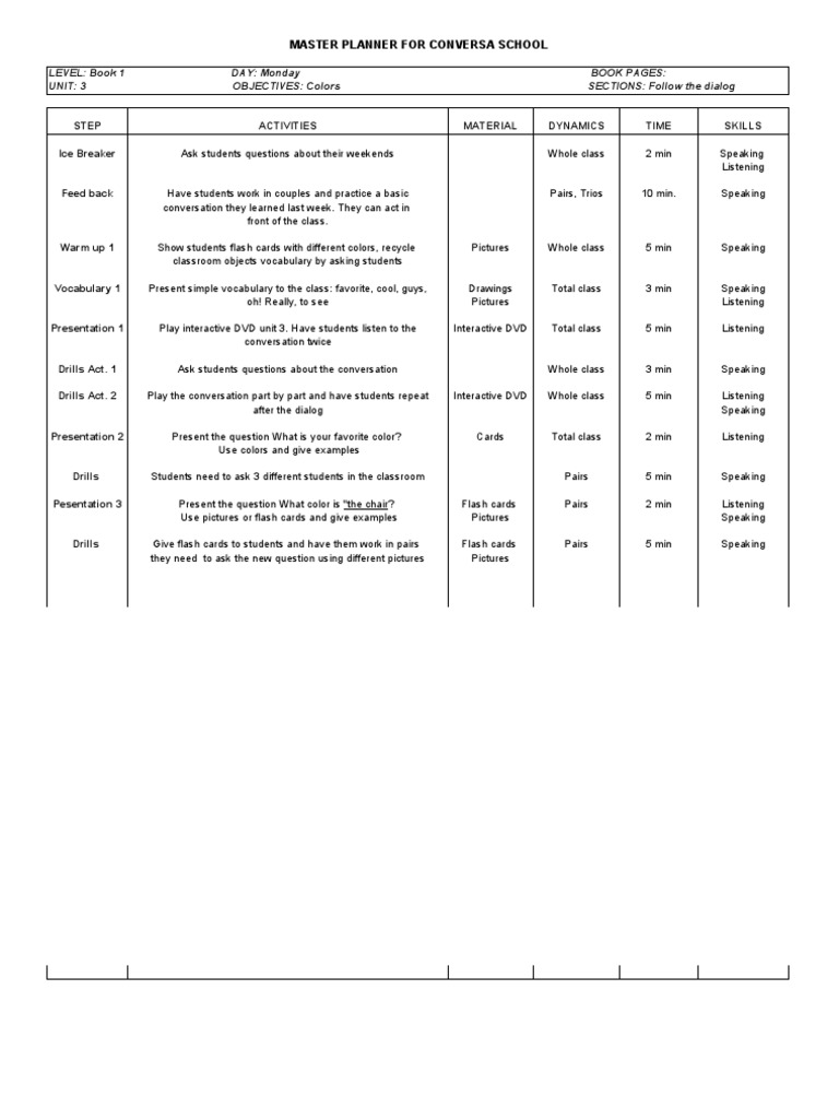 Book 1 Unit 3 Pdf Classroom Human Communication