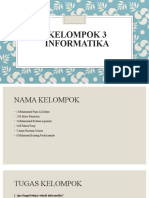 Kelompok 3 Informatika