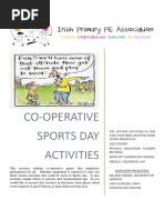 Co Operative Sports Day Handout and Resource