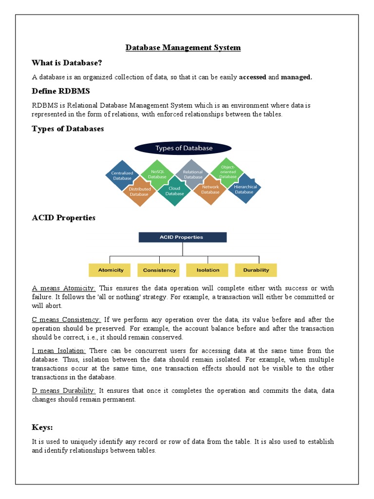 Database Management System | PDF