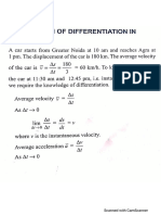 Non Uniform Motion