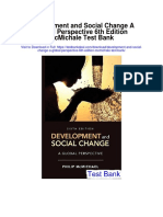 Development and Social Change A Global Perspective 6th Edition Mcmichale Test Bank