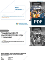 Perilaku Masyarakat Sumatera Barat Pada Masa PPKM Darurat, Hasil Survei Perilaku Masyarakat Pada Masa Pandemi Covid-19 (Periode 13-20 Juli 2021)