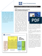 Engineering and Construction Claims Analysis Brochure