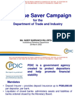 CCWS Session 162 PDIC Be A Wise Saver Program