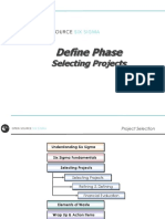 3 - Define - Selecting Projects