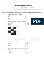 Latihan Penilaian Akhir Semester 1 Tema 3 & 4