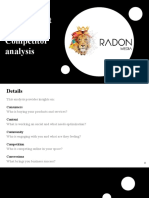 Brand-Audit & Competitor Analysis (Radon Media)