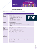 Lesson 1 - What Does Citizenship Mean