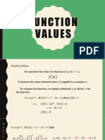 lESSON 2 Function Values