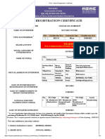 Udyam Registration Certificate