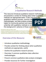 Ntro To Qualitative Research Methods