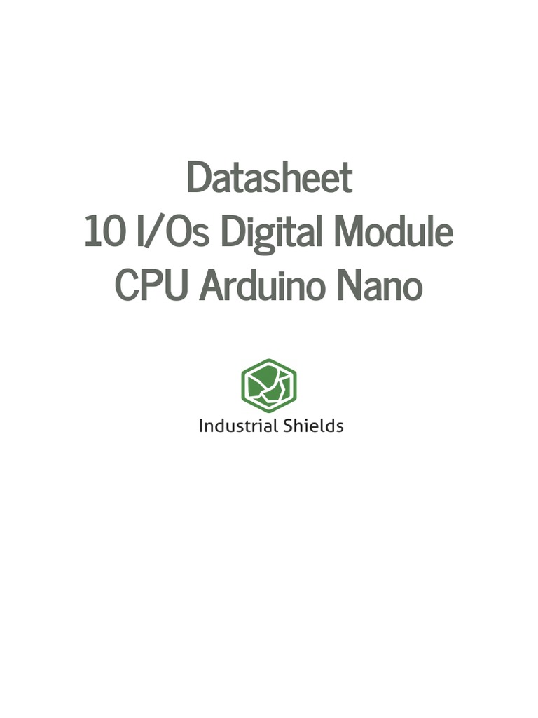 20230324-Datasheet-10IOs Digital Arduino Nano-1 | Download Free PDF ...