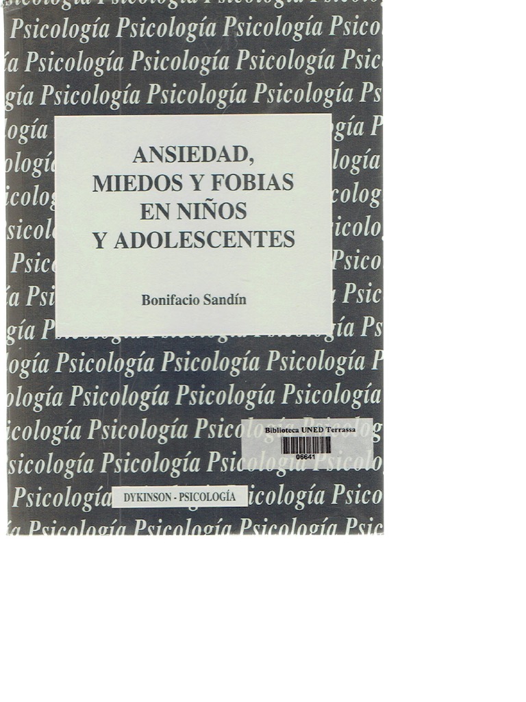 Ansiedad, Miedos y Fobias en Niños y Adolescentes | PDF