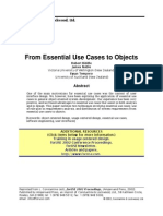 Uml Use Case to Objects