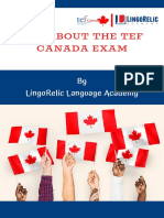 All About The TEF Canada Exam LINGORELIC