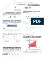 Figura 3 - Gráfico Da Velocidade em Função Do Tempo Com Aceleração Positiva