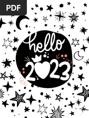 Hello 2023 Cute Planner - World of Printables