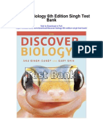 Discover Biology 6th Edition Singh Test Bank