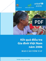 Kết quả điều tra Gia đình Việt Nam năm 2006 - BÁO CÁO TÓM TẮT
