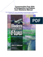 Modern Compressible Flow With Historical Perspective 3rd Edition Anderson Solutions Manual