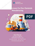 Efficient Processes For Fine Chemicals Manufacturing
