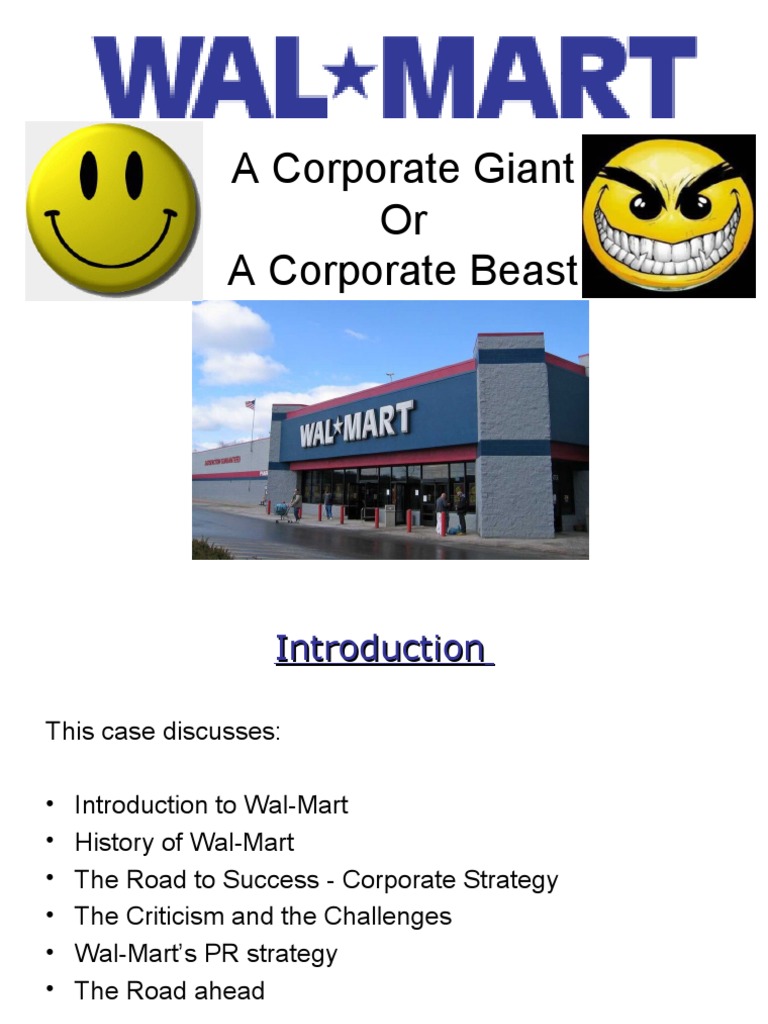 walmart corporate culture case study