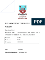 DEPARTMENT OF CHEMISTRY (Thabiso)