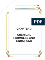 The Structure of The Atom Chemical Formulae and Equations