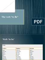 The Verb 'To Be'