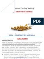 8-10370 - Flawless and Q Training - Construction Materials