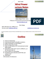 Wind Power Lecture Notes