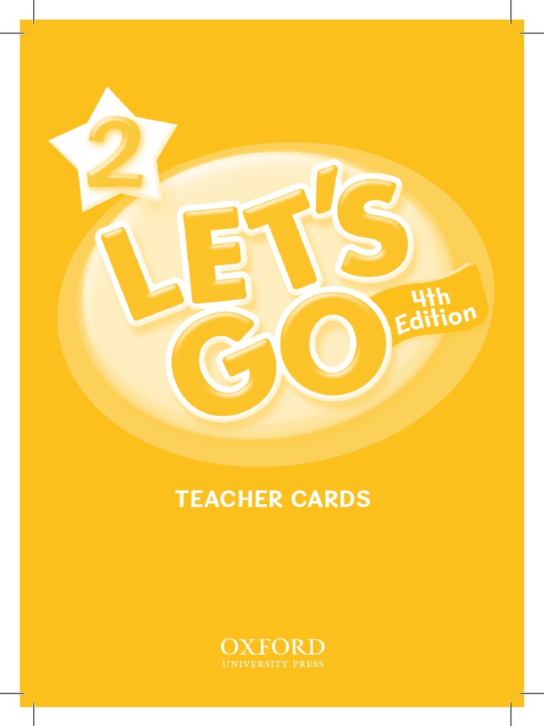 LET’S GO 4th edition teacher cards Let's Go: Fourth Edition - Level 4 | Teacher Cards (215
