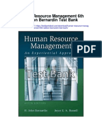 Human Resource Management 6th Edition Bernardin Test Bank