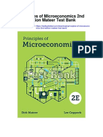 Principles of Microeconomics 2nd Edition Mateer Test Bank