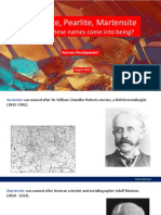 Austenite - Pearlite-Martensite