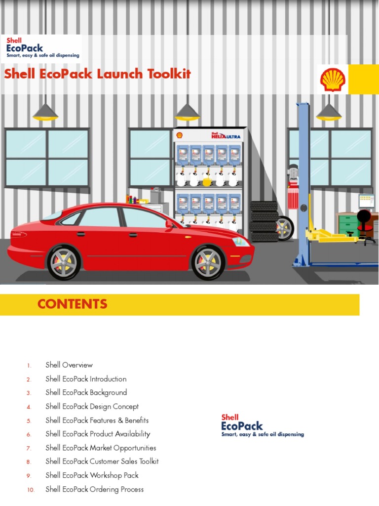 Shell EcoPack Sales Launch Toolkit External English PDF Motor Oil