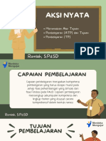 Aksi Nyata Perencanaan Pembelajaran - Romlah