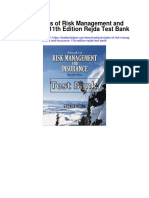 Principles of Risk Management and Insurance 11th Edition Rejda Test Bank