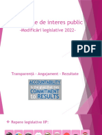 Informațiile de Interes Public Modificari 2023