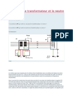 PE Pour Le Transformateur Et Le Neutre