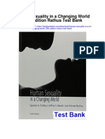 Human Sexuality in A Changing World 10th Edition Rathus Test Bank