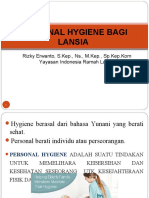 01 September 2019 - Materi 2 - Rizky (IRL) - Personal Hygiene Bagi Lanjut Usia