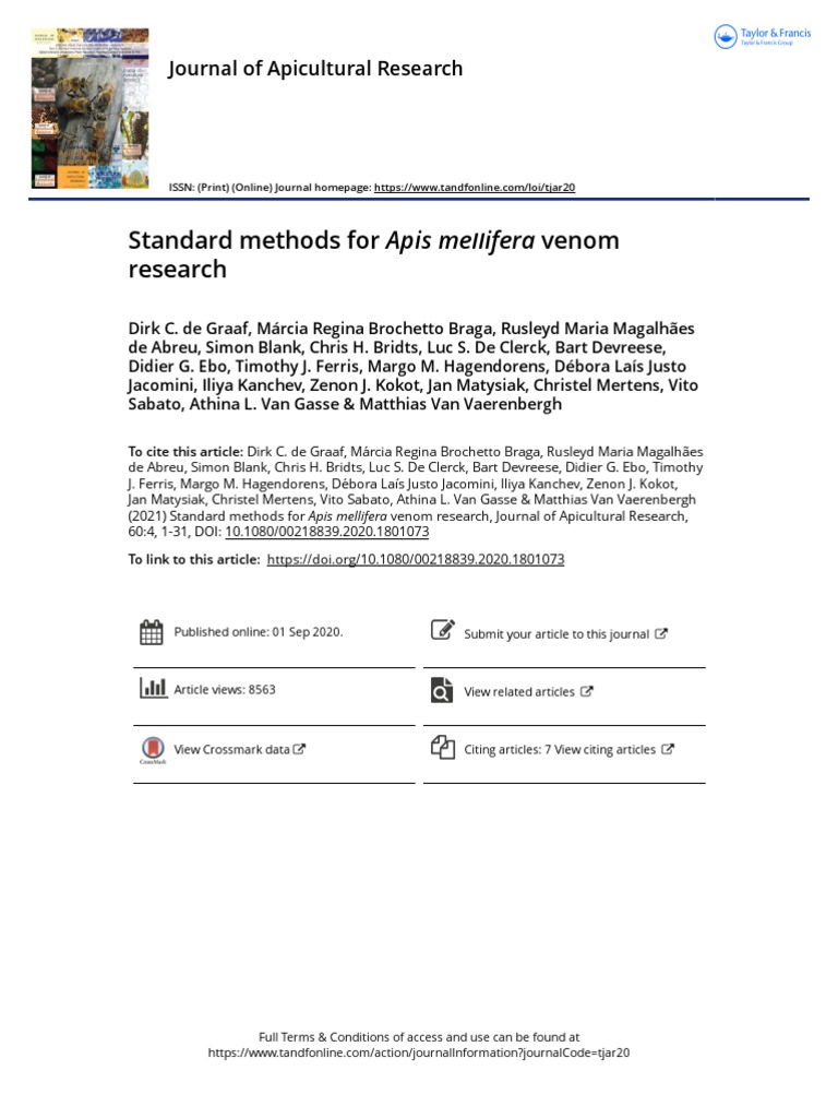 standard-methods-for-apis-mellifera-venom-research-pdf-honey-bee
