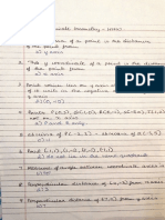 Coordinate Geometry - HHW