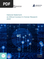 AH&MRC Ethics Guidelines 2023 | PDF | Institutional Review Board | Consent